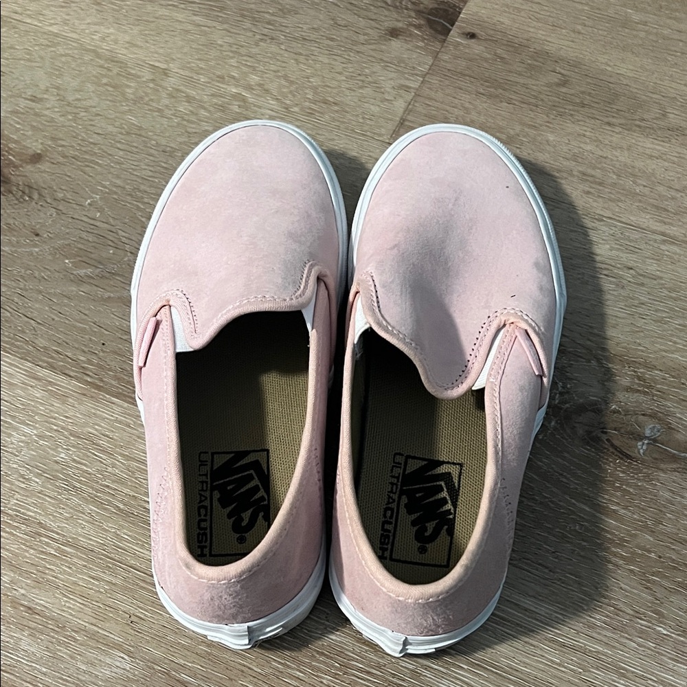Vans Pink Slip-On Shoes